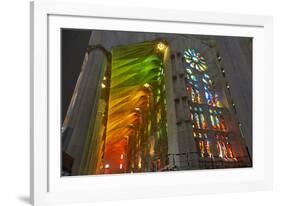 Sagrada Familia, Barcelona, Catalonia, Spain-Mark Mawson-Framed Photographic Print