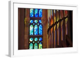 Sagrada Familia, Barcelona, Catalonia, Spain-Mark Mawson-Framed Photographic Print