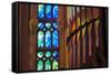 Sagrada Familia, Barcelona, Catalonia, Spain-Mark Mawson-Framed Stretched Canvas