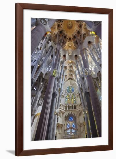 Sagrada Familia, Barcelona, Catalonia, Spain-Mark Mawson-Framed Photographic Print