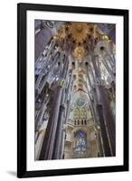 Sagrada Familia, Barcelona, Catalonia, Spain-Mark Mawson-Framed Photographic Print