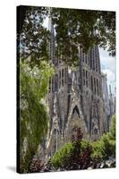 Sagrada Familia, Barcelona, Catalonia, Spain-Mark Mawson-Stretched Canvas
