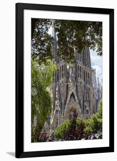 Sagrada Familia, Barcelona, Catalonia, Spain-Mark Mawson-Framed Photographic Print