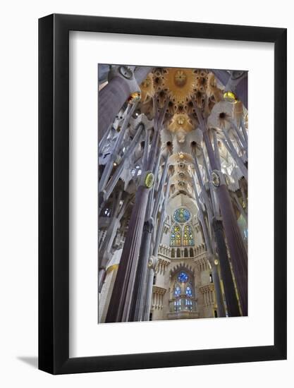 Sagrada Familia, Barcelona, Catalonia, Spain-Mark Mawson-Framed Photographic Print