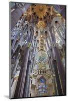 Sagrada Familia, Barcelona, Catalonia, Spain-Mark Mawson-Mounted Photographic Print