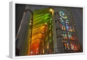 Sagrada Familia, Barcelona, Catalonia, Spain-Mark Mawson-Framed Photographic Print