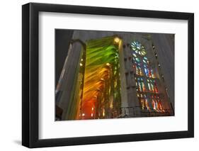 Sagrada Familia, Barcelona, Catalonia, Spain-Mark Mawson-Framed Photographic Print