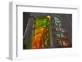 Sagrada Familia, Barcelona, Catalonia, Spain-Mark Mawson-Framed Photographic Print