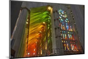 Sagrada Familia, Barcelona, Catalonia, Spain-Mark Mawson-Mounted Photographic Print