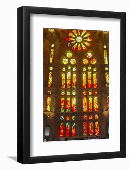 Sagrada Familia, Barcelona, Catalonia, Spain-Mark Mawson-Framed Photographic Print