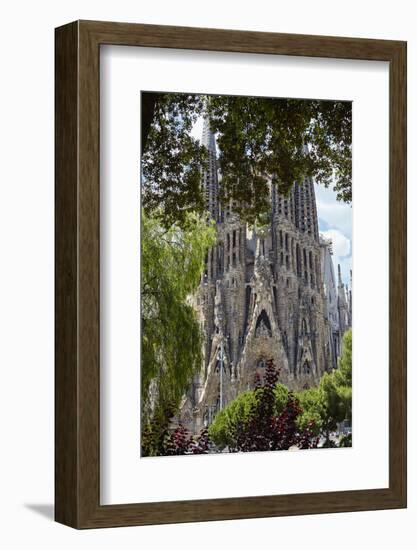 Sagrada Familia, Barcelona, Catalonia, Spain-Mark Mawson-Framed Photographic Print