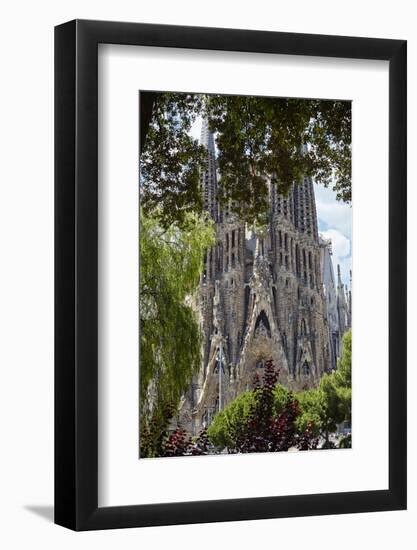 Sagrada Familia, Barcelona, Catalonia, Spain-Mark Mawson-Framed Photographic Print