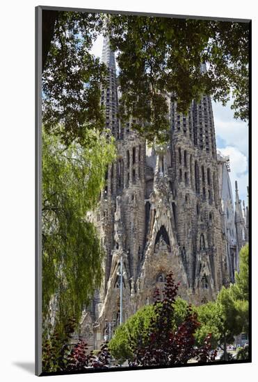 Sagrada Familia, Barcelona, Catalonia, Spain-Mark Mawson-Mounted Photographic Print