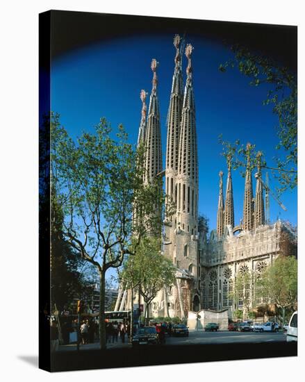 Sagrada Familia Barcelona Spain-null-Stretched Canvas