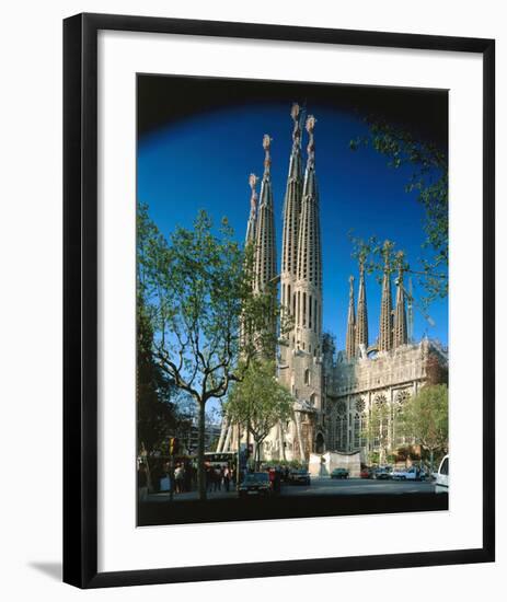 Sagrada Familia Barcelona Spain-null-Framed Art Print