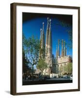 Sagrada Familia Barcelona Spain-null-Framed Art Print