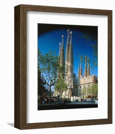 Sagrada Familia Barcelona Spain-null-Framed Art Print