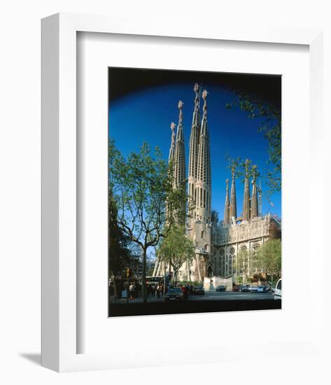 Sagrada Familia Barcelona Spain-null-Framed Art Print