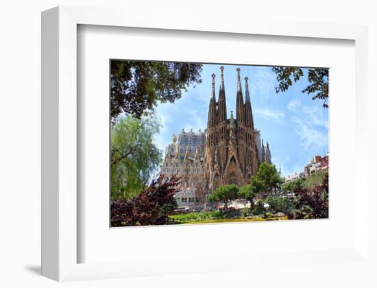 Sagrada Familia Barcelona Spain-null-Framed Art Print