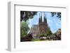 Sagrada Familia Barcelona Spain-null-Framed Art Print