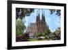 Sagrada Familia Barcelona Spain-null-Framed Art Print