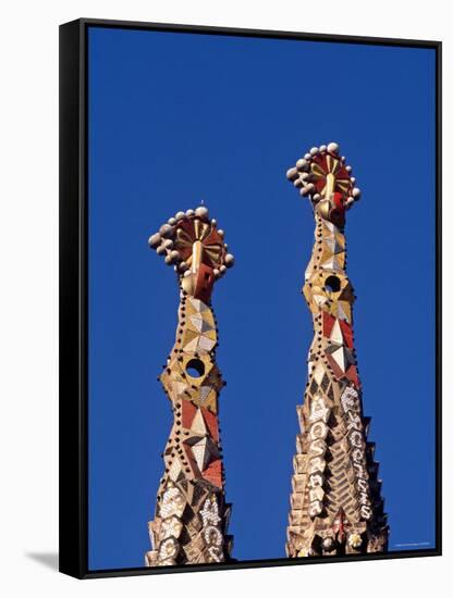 Sagrada Familia, Barcelona, Spain-Jon Arnold-Framed Stretched Canvas