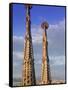 Sagrada Familia, Barcelona, Spain-Peter Adams-Framed Stretched Canvas