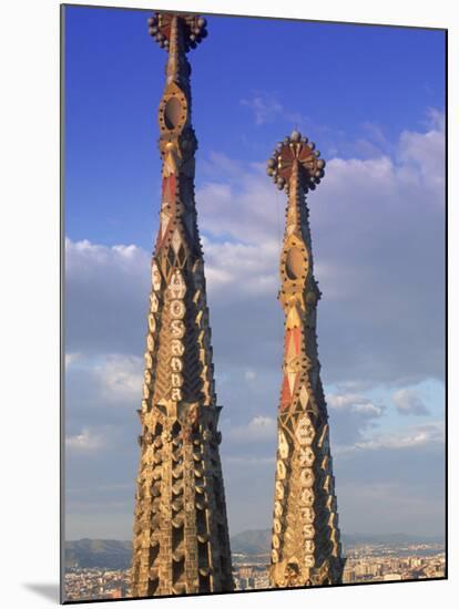 Sagrada Familia, Barcelona, Spain-Peter Adams-Mounted Photographic Print