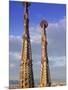 Sagrada Familia, Barcelona, Spain-Peter Adams-Mounted Photographic Print