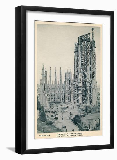 Sagrada Familia, Barcelona, Spain-null-Framed Art Print