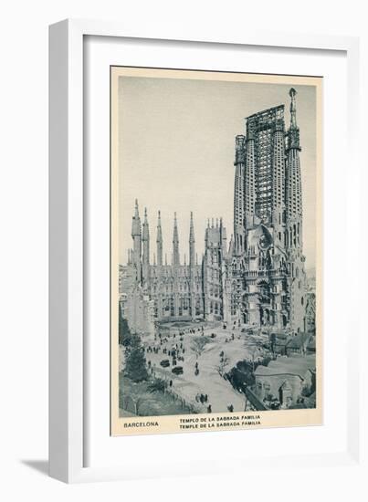 Sagrada Familia, Barcelona, Spain-null-Framed Art Print