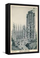 Sagrada Familia, Barcelona, Spain-null-Framed Stretched Canvas