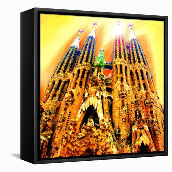 Sagrada Familia, Barcelona-Tosh-Framed Stretched Canvas