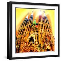 Sagrada Familia, Barcelona-Tosh-Framed Art Print