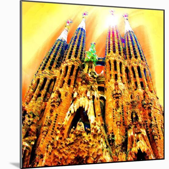 Sagrada Familia, Barcelona-Tosh-Mounted Art Print