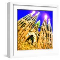 Sagrada Familia, Barcelona-Tosh-Framed Art Print