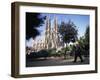 Sagrada Familia Cathedral, Barcelona, Catalonia, Spain-Graham Lawrence-Framed Photographic Print