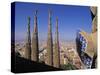 Sagrada Familia Cathedral, Barcelona, Spain-Jon Arnold-Stretched Canvas
