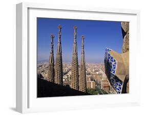 Sagrada Familia Cathedral, Barcelona, Spain-Jon Arnold-Framed Photographic Print