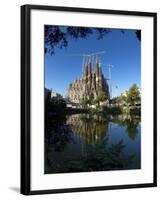 Sagrada Familia Cathedral, Barcelona, Spain-Jon Arnold-Framed Photographic Print