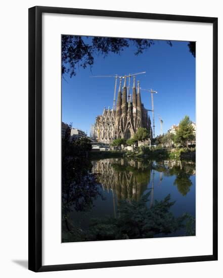 Sagrada Familia Cathedral, Barcelona, Spain-Jon Arnold-Framed Photographic Print