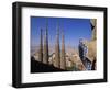 Sagrada Familia Cathedral, Barcelona, Spain-Jon Arnold-Framed Photographic Print