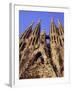 Sagrada Familia Cathedral by Gaudi, East Face Detail, Barcelona, Catalonia, Spain-Charles Bowman-Framed Photographic Print