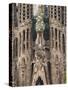 Sagrada Familia Cathedral by Gaudi, UNESCO World Heritage Site, Barcelona, Catalunya, Spain-Nico Tondini-Stretched Canvas