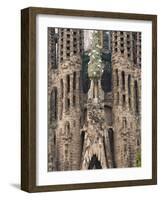 Sagrada Familia Cathedral by Gaudi, UNESCO World Heritage Site, Barcelona, Catalunya, Spain-Nico Tondini-Framed Photographic Print