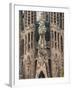 Sagrada Familia Cathedral by Gaudi, UNESCO World Heritage Site, Barcelona, Catalunya, Spain-Nico Tondini-Framed Photographic Print