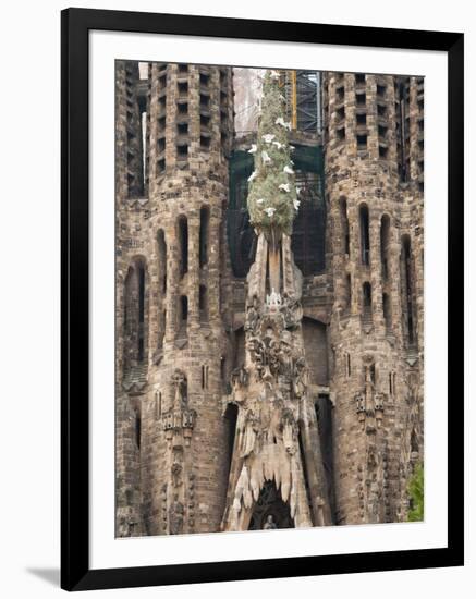 Sagrada Familia Cathedral by Gaudi, UNESCO World Heritage Site, Barcelona, Catalunya, Spain-Nico Tondini-Framed Photographic Print