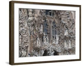 Sagrada Familia Cathedral by Gaudi, UNESCO World Heritage Site, Barcelona, Catalunya, Spain-Nico Tondini-Framed Photographic Print