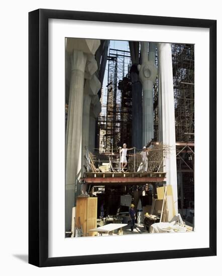 Sagrada Familia, Gaudi's Cathedral, Barcelona, Catalonia, Spain-R H Productions-Framed Photographic Print