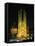 Sagrada Familia, the Gaudi Cathedral, Illuminated at Night in Barcelona, Cataluna, Spain-Nigel Francis-Framed Stretched Canvas